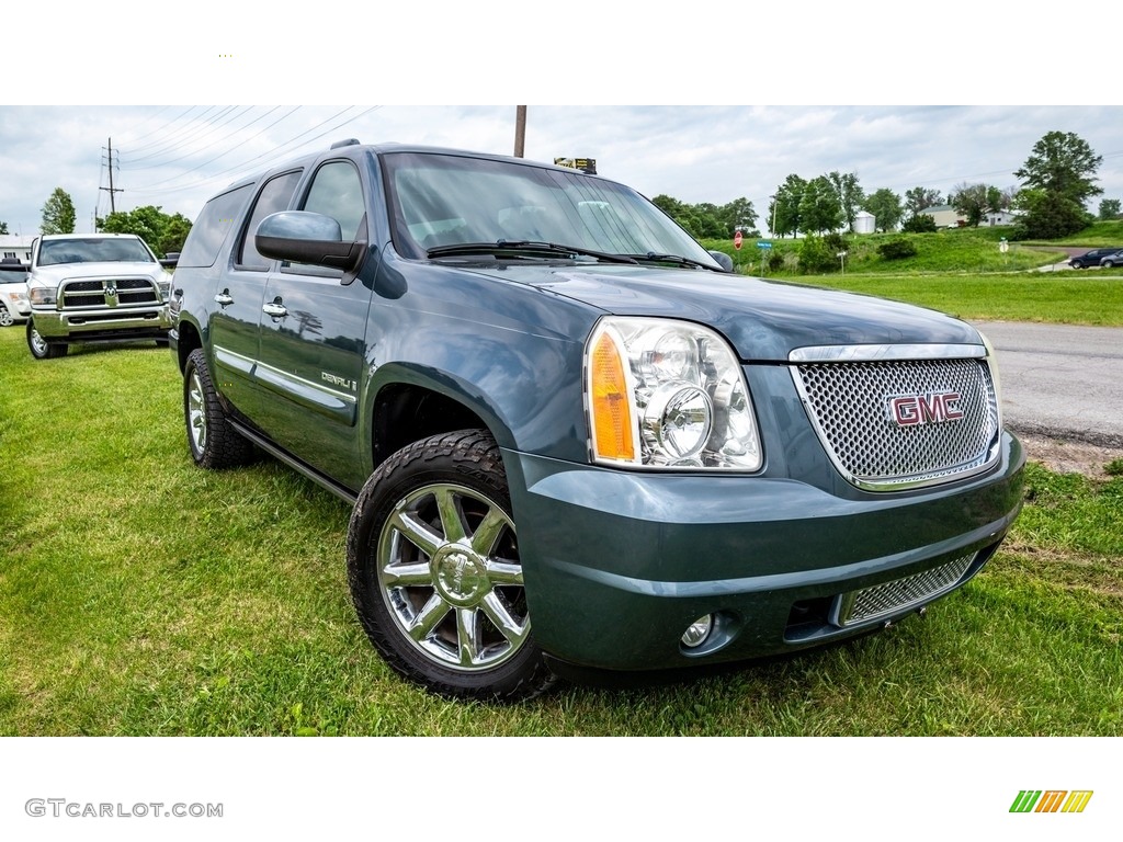 2007 Yukon XL Denali AWD - Stealth Gray Metallic / Cocoa/Light Cashmere photo #1