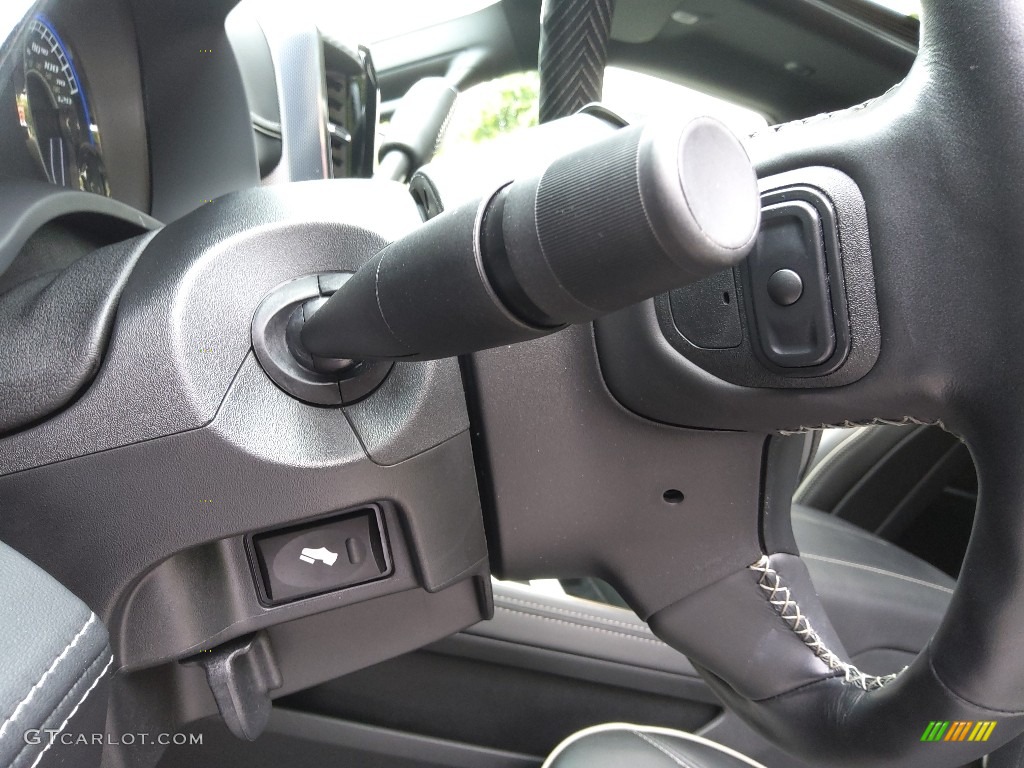 2021 Ram 3500 Limited Mega Cab 4x4 Black Steering Wheel Photo #144287785