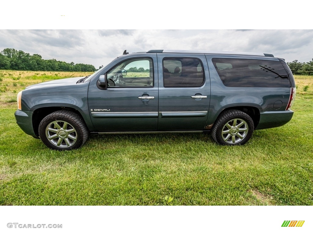 2007 Yukon XL Denali AWD - Stealth Gray Metallic / Cocoa/Light Cashmere photo #7