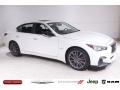 2018 Majestic White Infiniti Q50 Red Sport 400 AWD #144280315