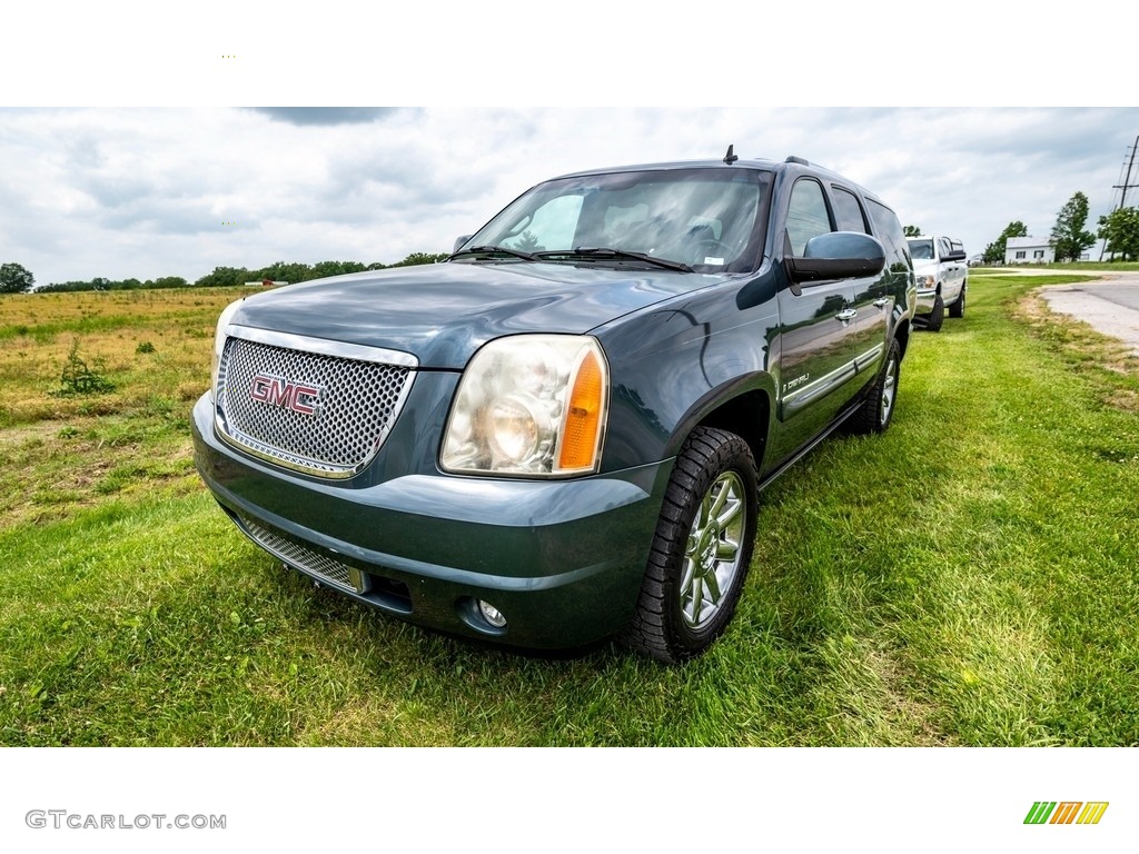 2007 Yukon XL Denali AWD - Stealth Gray Metallic / Cocoa/Light Cashmere photo #8