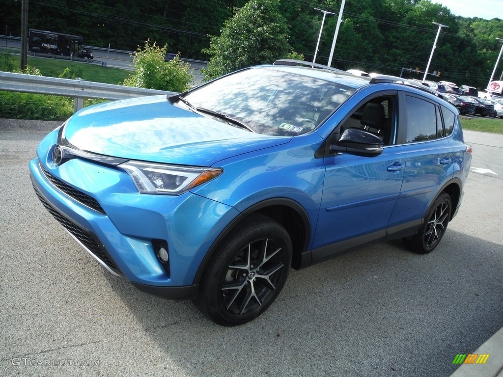 2018 RAV4 SE AWD - Electric Storm Blue / Black photo #15