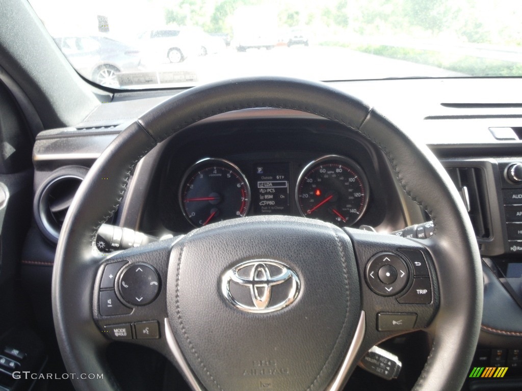 2018 RAV4 SE AWD - Electric Storm Blue / Black photo #26