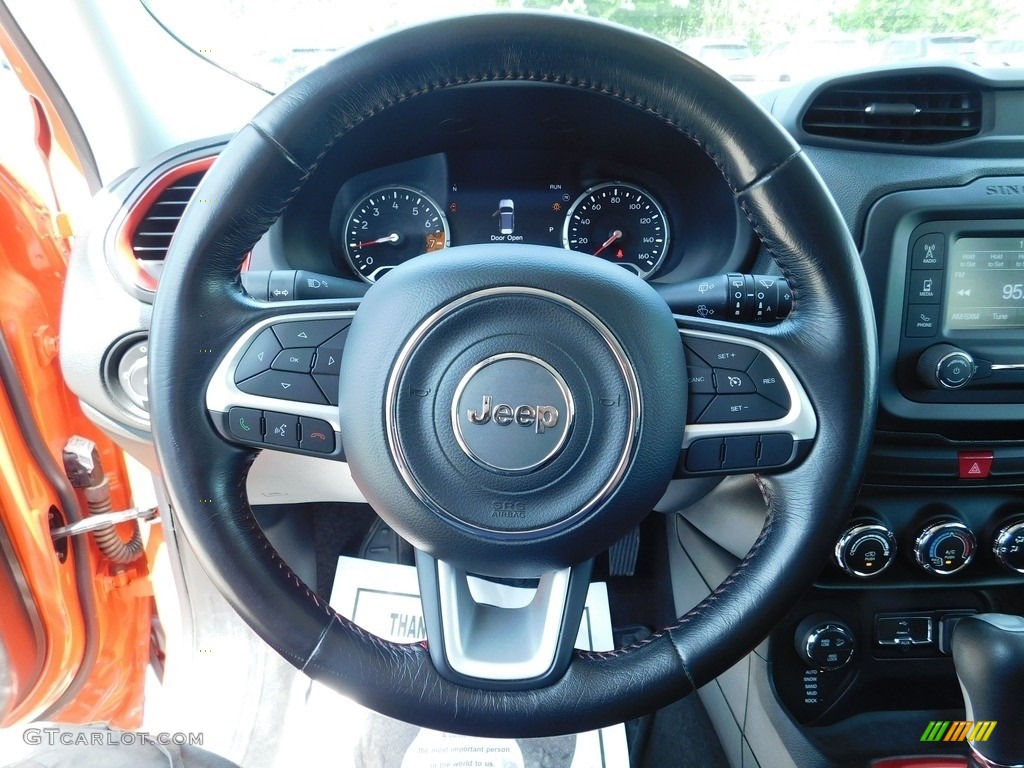 2017 Renegade Trailhawk 4x4 - Omaha Orange / Black photo #9