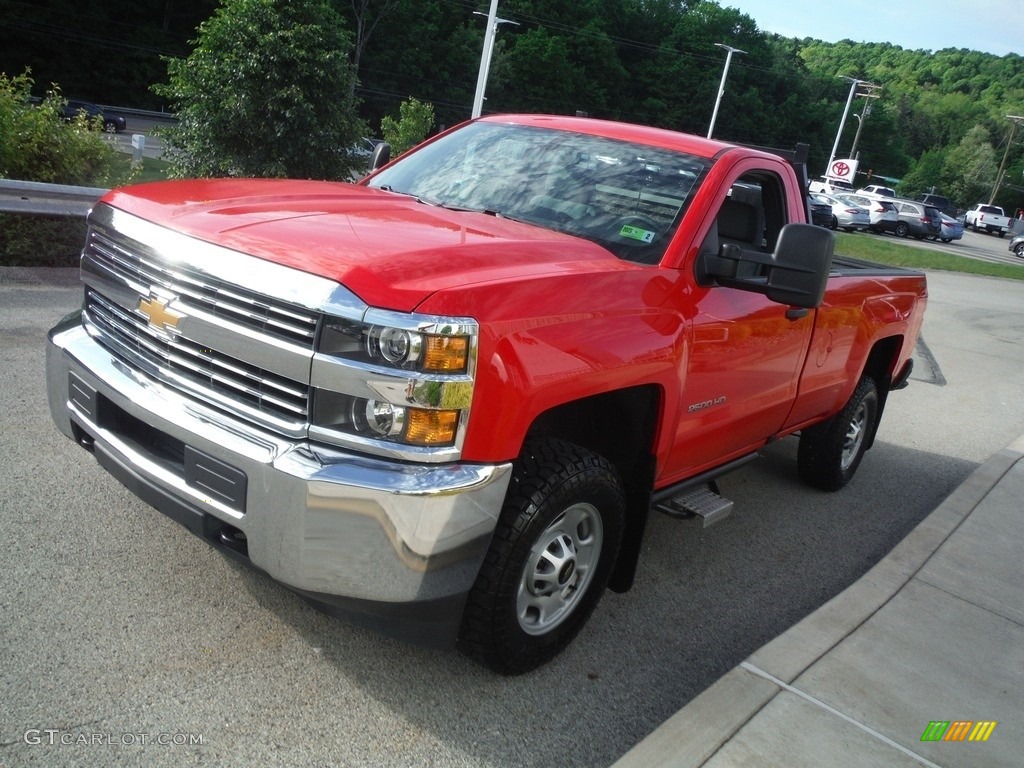 Red Hot 2016 Chevrolet Silverado 2500HD WT Regular Cab 4x4 Exterior Photo #144289675