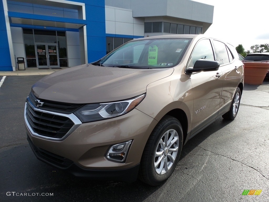2019 Equinox LS AWD - Sandy Ridge Metallic / Medium Ash Gray photo #2