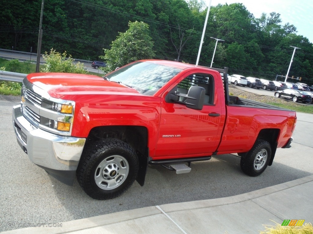Red Hot 2016 Chevrolet Silverado 2500HD WT Regular Cab 4x4 Exterior Photo #144289690