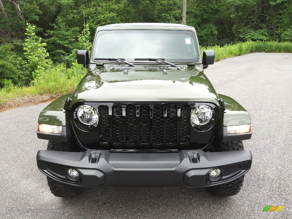 2022 Gladiator Willys 4x4 - Sarge Green / Black photo #3