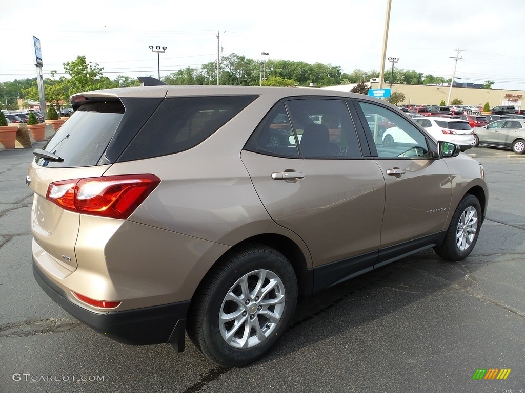 2019 Equinox LS AWD - Sandy Ridge Metallic / Medium Ash Gray photo #8