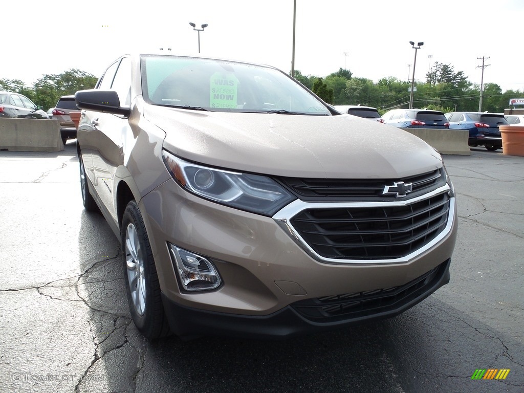 2019 Equinox LS AWD - Sandy Ridge Metallic / Medium Ash Gray photo #11