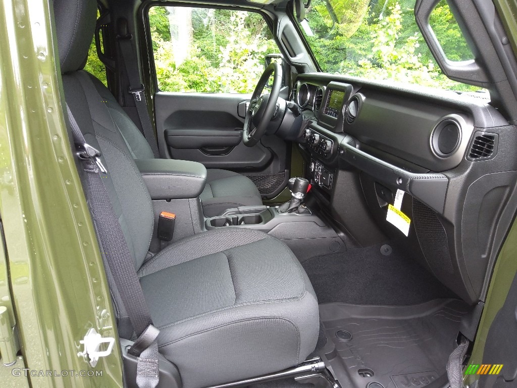 Black Interior 2022 Jeep Gladiator Willys 4x4 Photo #144290074