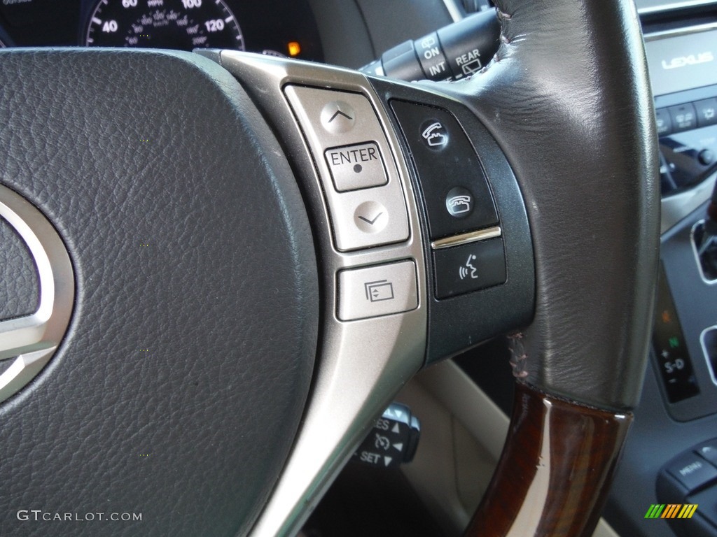 2015 Lexus RX 350 AWD Parchment Steering Wheel Photo #144290257