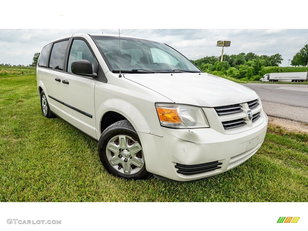 2008 Grand Caravan SE - Stone White / Medium Slate Gray/Light Shale photo #1