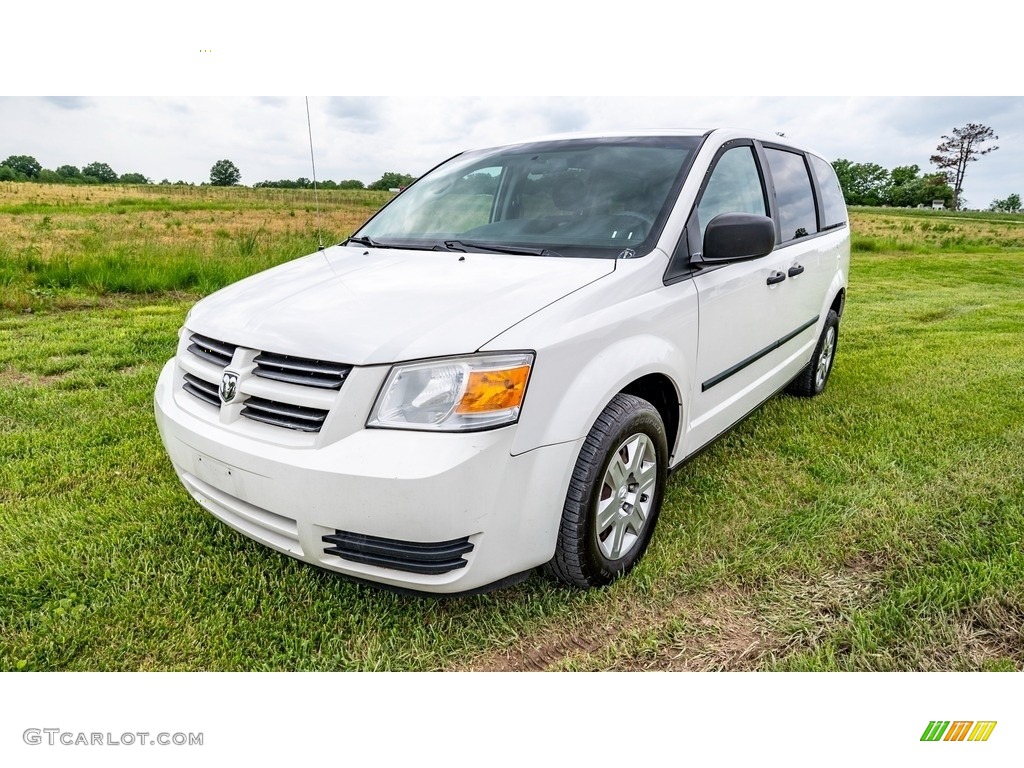 2008 Grand Caravan SE - Stone White / Medium Slate Gray/Light Shale photo #8