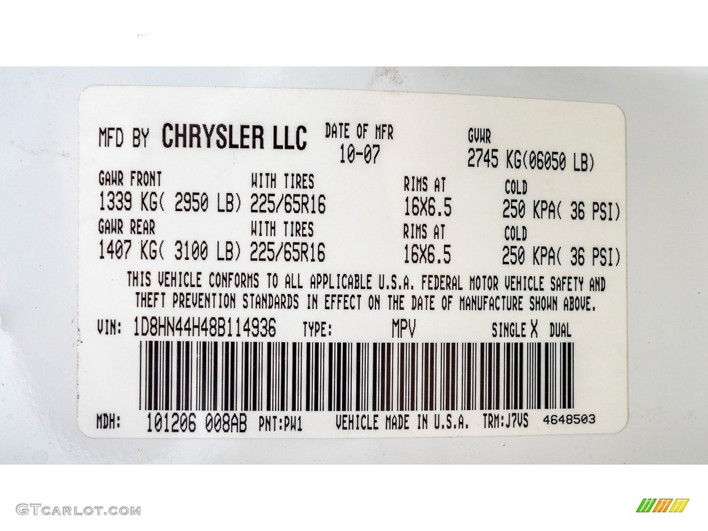 2008 Grand Caravan SE - Stone White / Medium Slate Gray/Light Shale photo #31