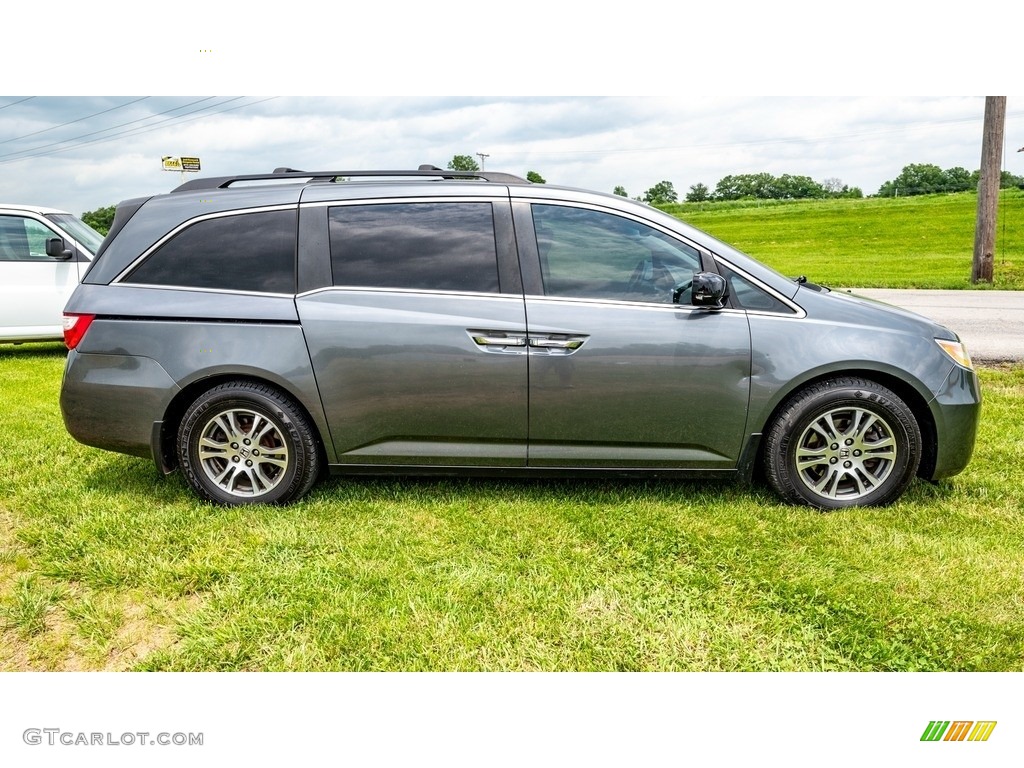 2013 Odyssey EX-L - Polished Metal Metallic / Gray photo #3