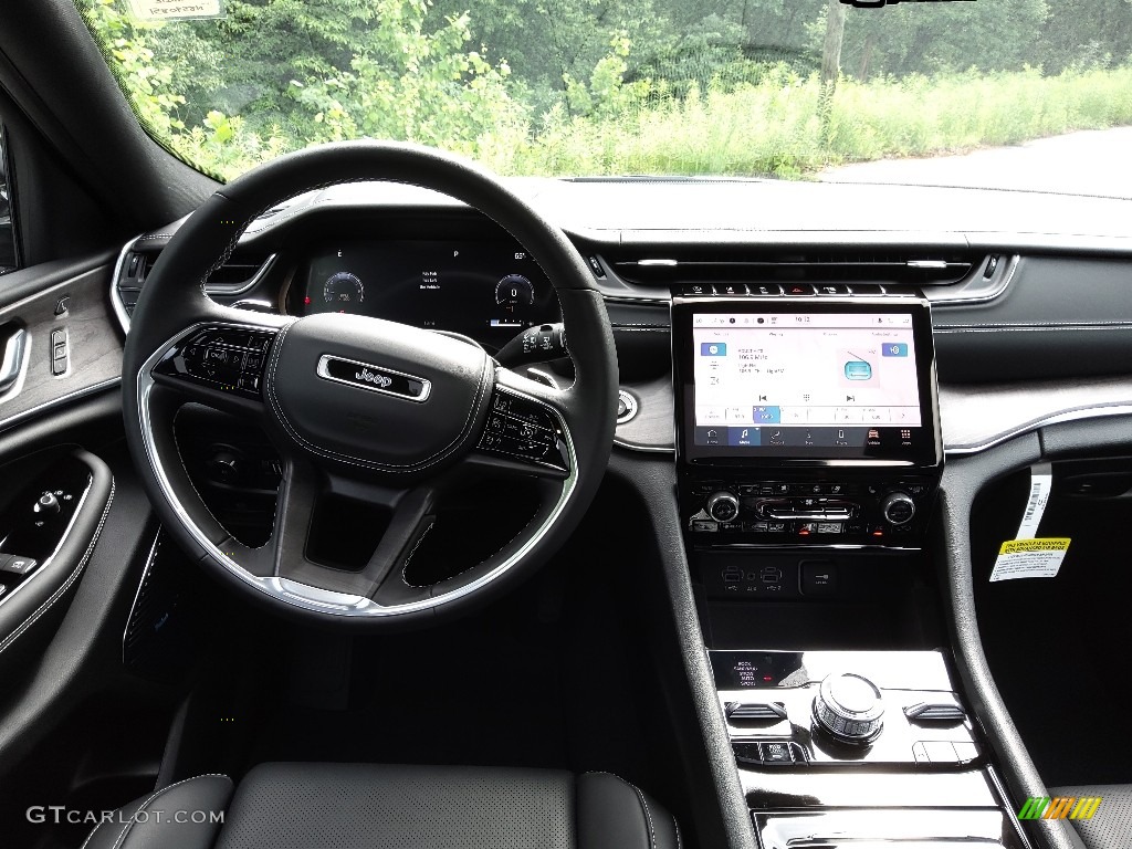 2022 Grand Cherokee Overland 4x4 - Bright White / Global Black photo #19