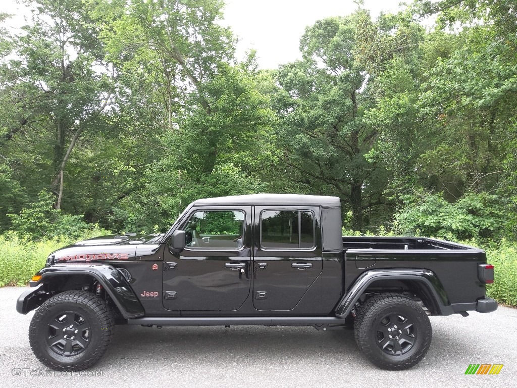 Black 2022 Jeep Gladiator Mojave 4x4 Exterior Photo #144292054