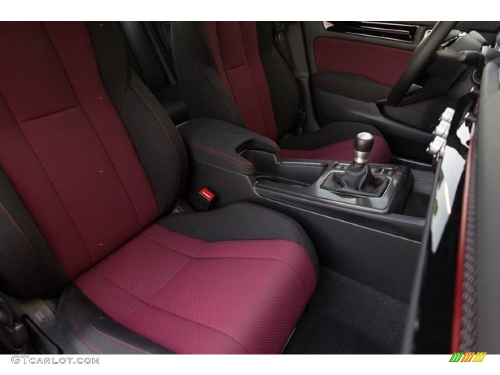 Black/Red Interior 2022 Honda Civic Si Sedan Photo #144292105