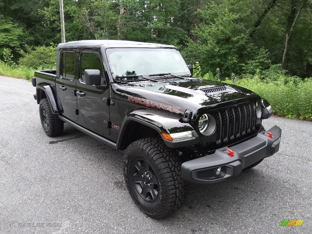 Black 2022 Jeep Gladiator Mojave 4x4 Exterior Photo #144292141