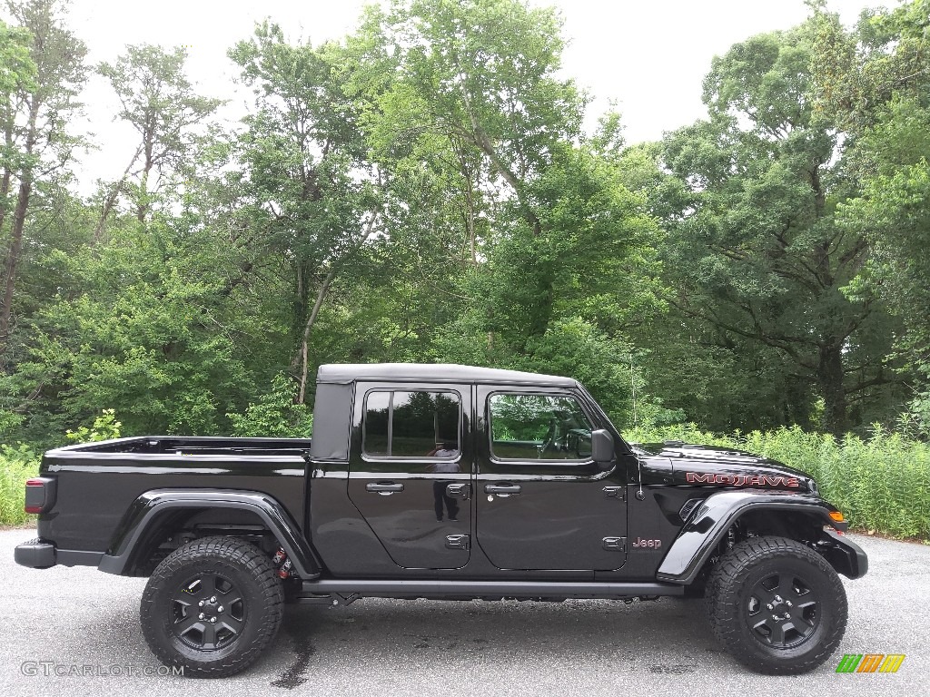 Black 2022 Jeep Gladiator Mojave 4x4 Exterior Photo #144292177