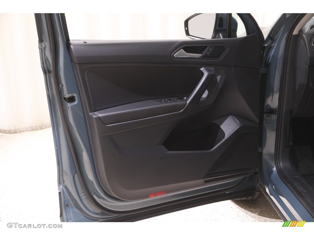 2021 Tiguan SE 4Motion - Stone Blue Metallic / Titan Black photo #4
