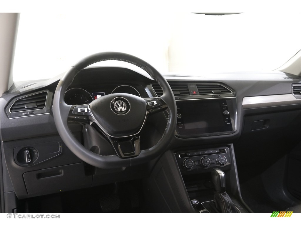 2021 Tiguan SE 4Motion - Stone Blue Metallic / Titan Black photo #6