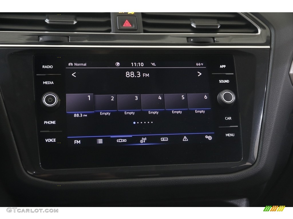 2021 Tiguan SE 4Motion - Stone Blue Metallic / Titan Black photo #10