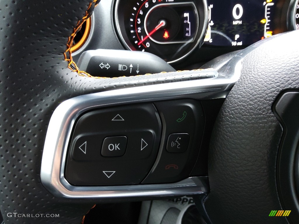 2022 Jeep Gladiator Mojave 4x4 Black Steering Wheel Photo #144292561