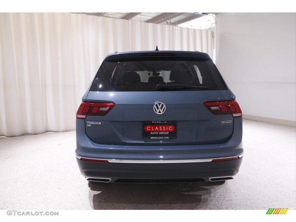2021 Tiguan SE 4Motion - Stone Blue Metallic / Titan Black photo #19