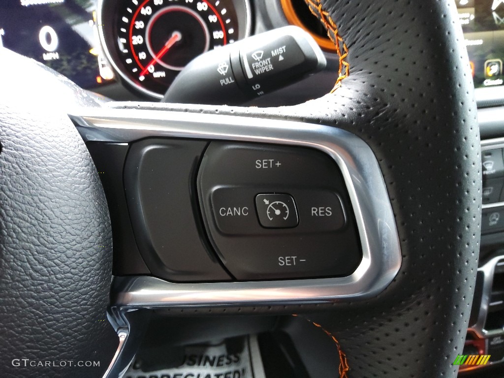 2022 Jeep Gladiator Mojave 4x4 Black Steering Wheel Photo #144292582