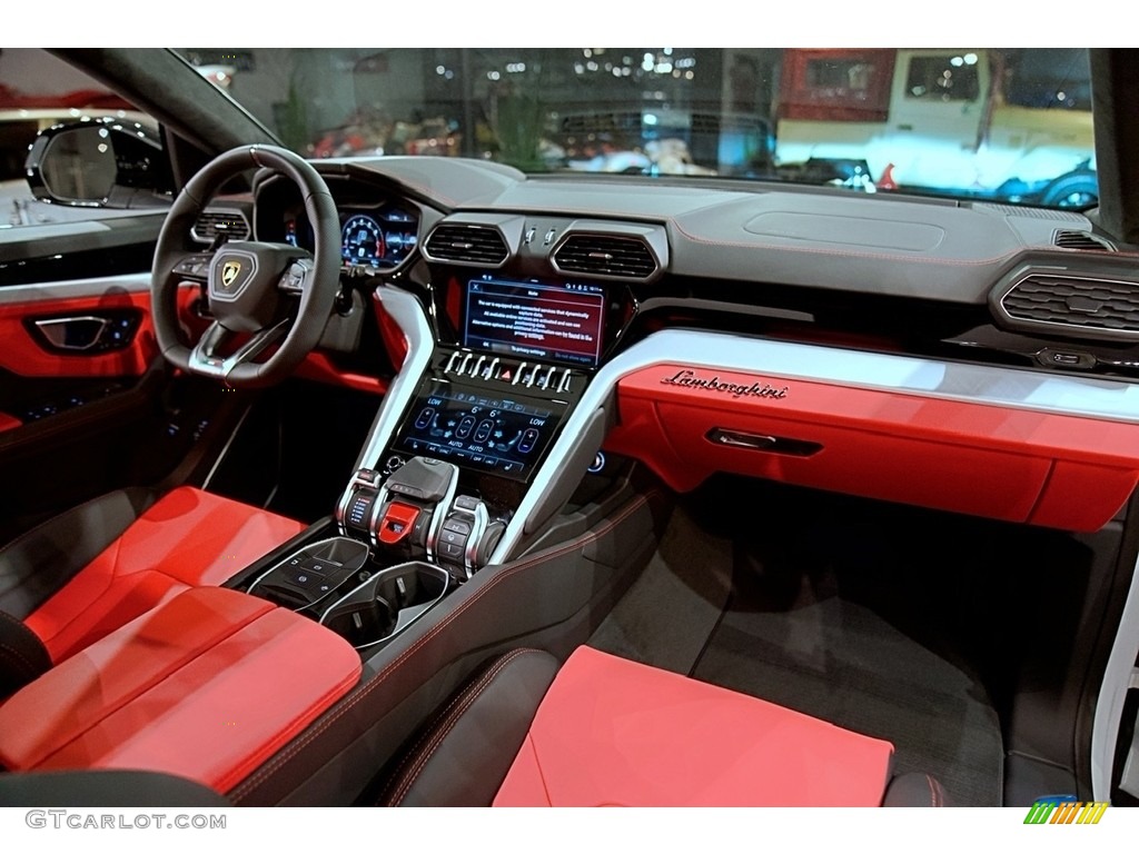 2022 Lamborghini Urus AWD Rosso Alala/Nero Ade Dashboard Photo #144292723