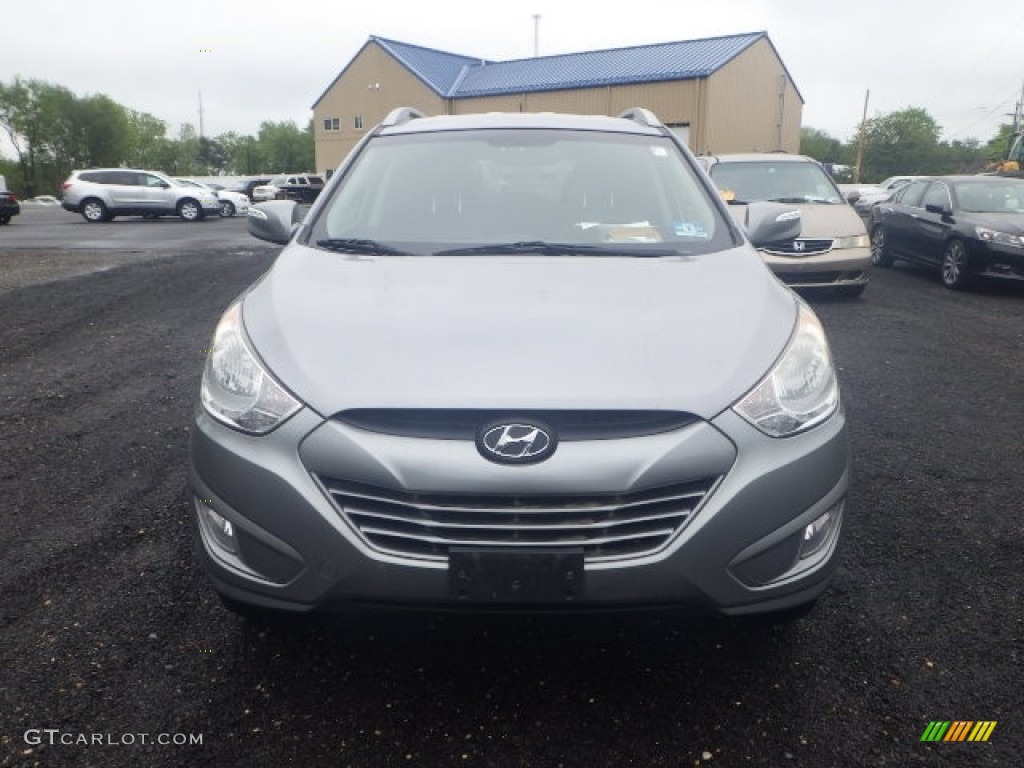 2013 Tucson Limited AWD - Diamond Silver / Black/Saddle photo #3