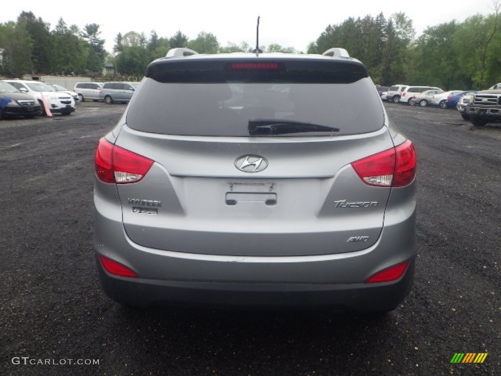 2013 Tucson Limited AWD - Diamond Silver / Black/Saddle photo #5