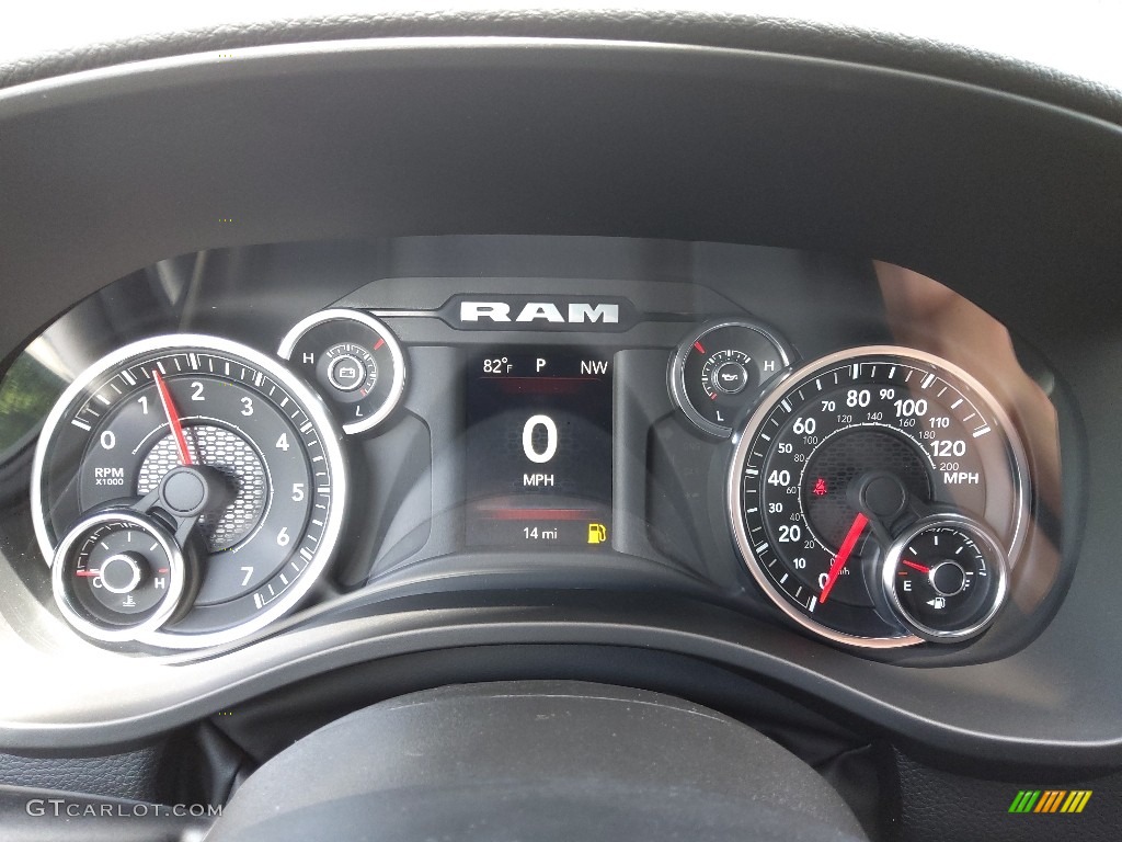 2022 Ram 1500 Big Horn Quad Cab Gauges Photo #144293443