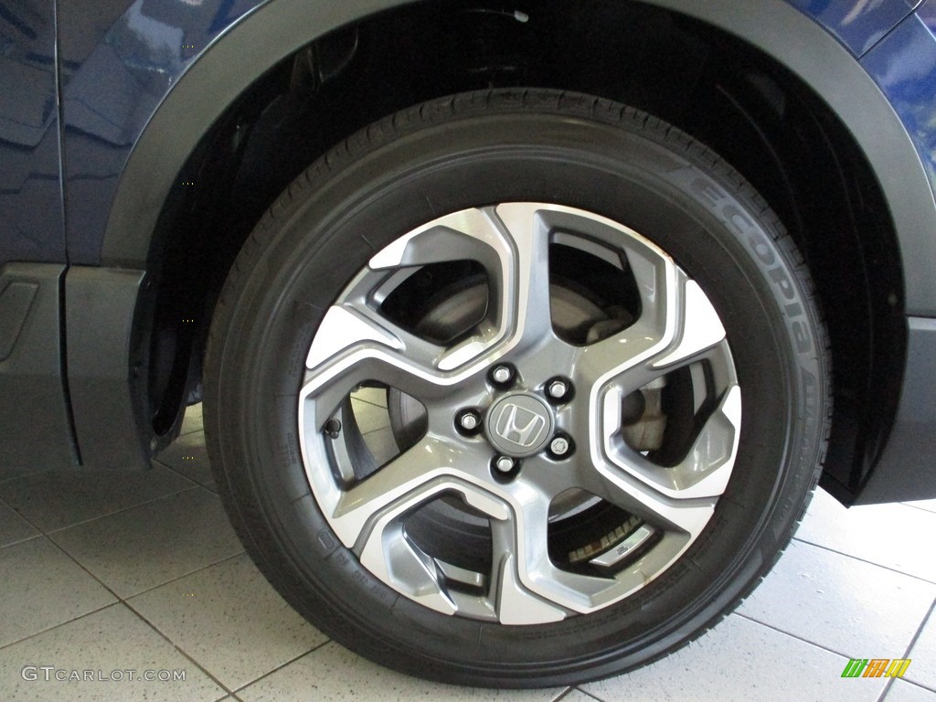 2019 CR-V EX AWD - Obsidian Blue Pearl / Gray photo #5