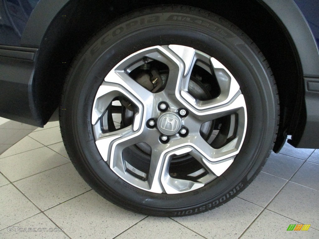 2019 CR-V EX AWD - Obsidian Blue Pearl / Gray photo #6