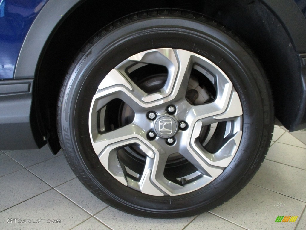 2019 CR-V EX AWD - Obsidian Blue Pearl / Gray photo #11