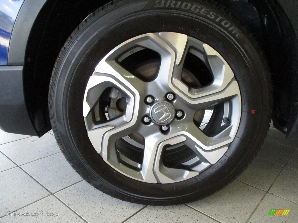 2019 CR-V EX AWD - Obsidian Blue Pearl / Gray photo #12