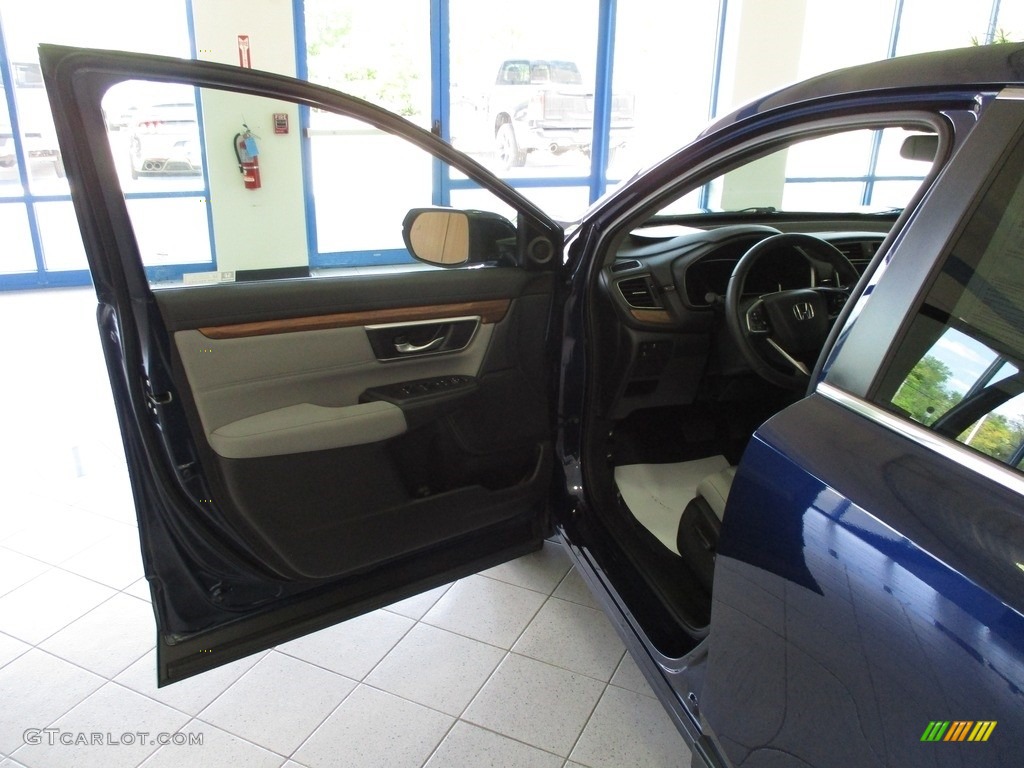 2019 CR-V EX AWD - Obsidian Blue Pearl / Gray photo #26