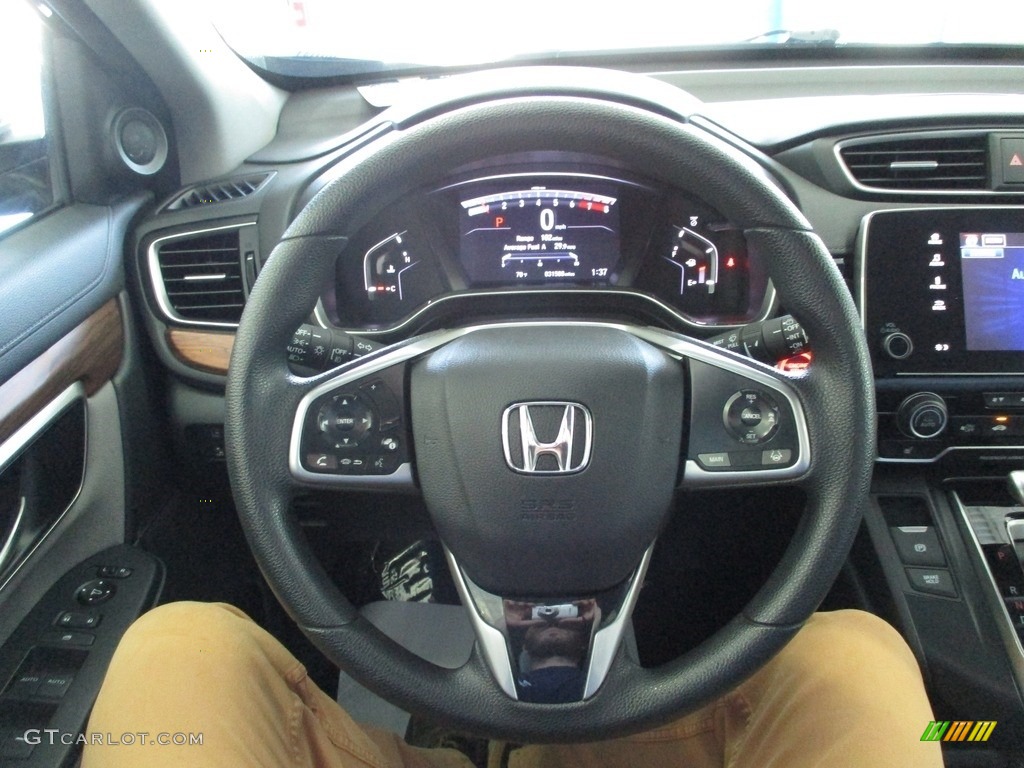 2019 CR-V EX AWD - Obsidian Blue Pearl / Gray photo #33