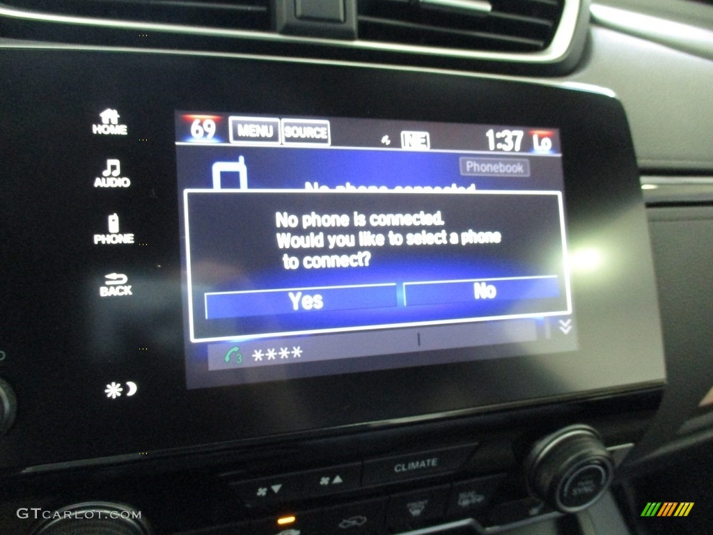 2019 CR-V EX AWD - Obsidian Blue Pearl / Gray photo #37