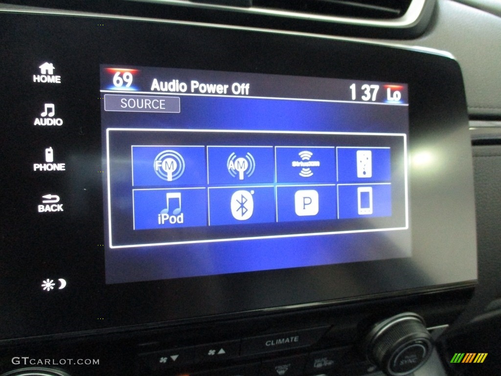 2019 CR-V EX AWD - Obsidian Blue Pearl / Gray photo #38