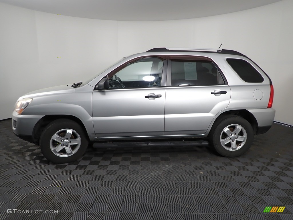 Bright Silver 2010 Kia Sportage LX Exterior Photo #144295069