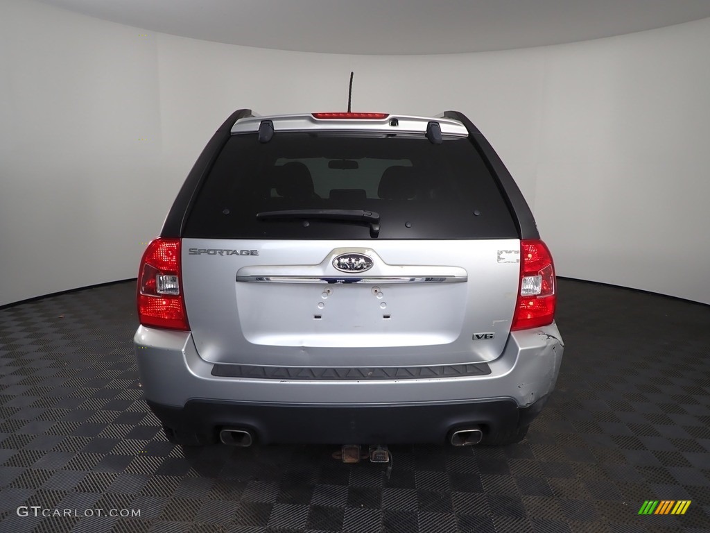 2010 Sportage LX - Bright Silver / Black photo #5