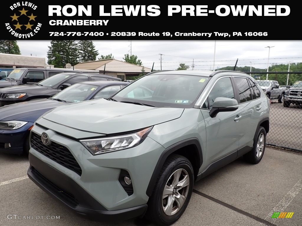2020 RAV4 XLE - Lunar Rock / Black photo #1