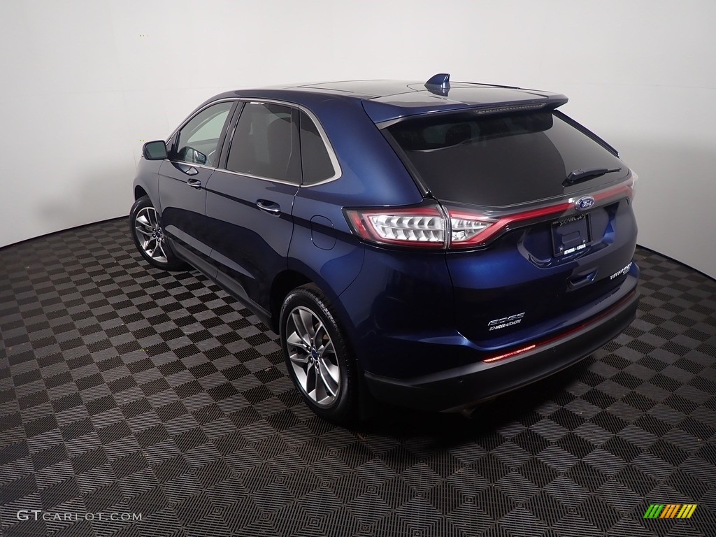 2017 Edge Titanium AWD - Blue Jeans Metallic / Ebony photo #15