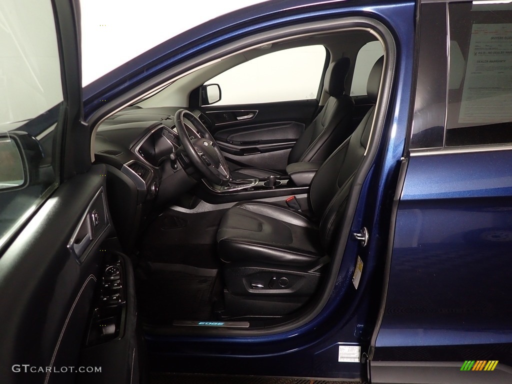 2017 Edge Titanium AWD - Blue Jeans Metallic / Ebony photo #27