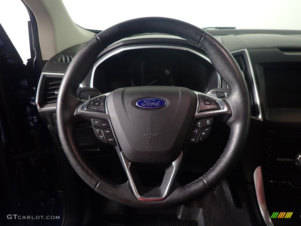 2017 Edge Titanium AWD - Blue Jeans Metallic / Ebony photo #32