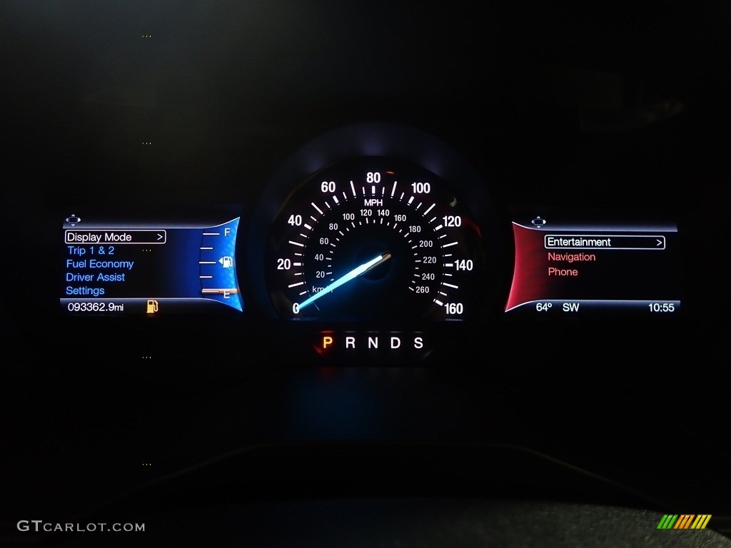 2017 Edge Titanium AWD - Blue Jeans Metallic / Ebony photo #33